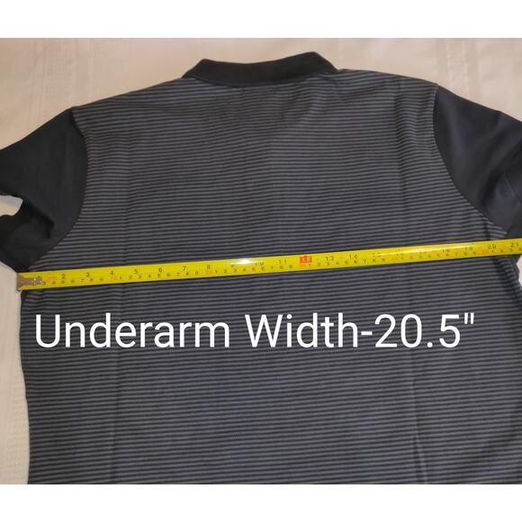 NIKE Team USA Polo Women's XL Collared Black Gray Striped Short Sleeve Buttons - Picture 16 of 16